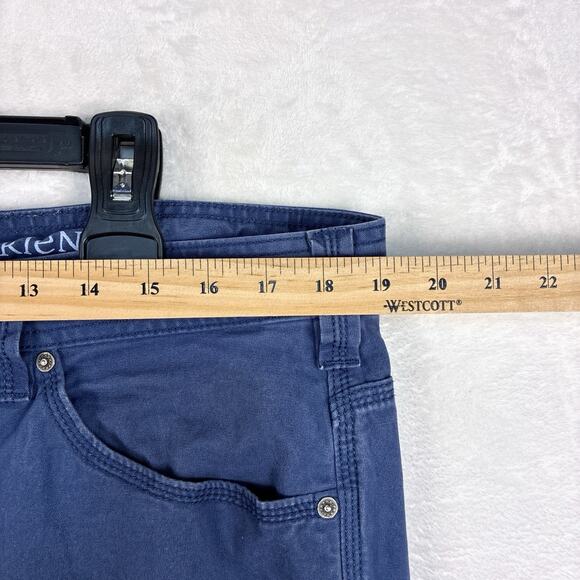 PRANA Bronson Mens 38x30 Blue Canvas Work Hiking Outdoor Climbing Stretch Pants - Picture 11 of 11